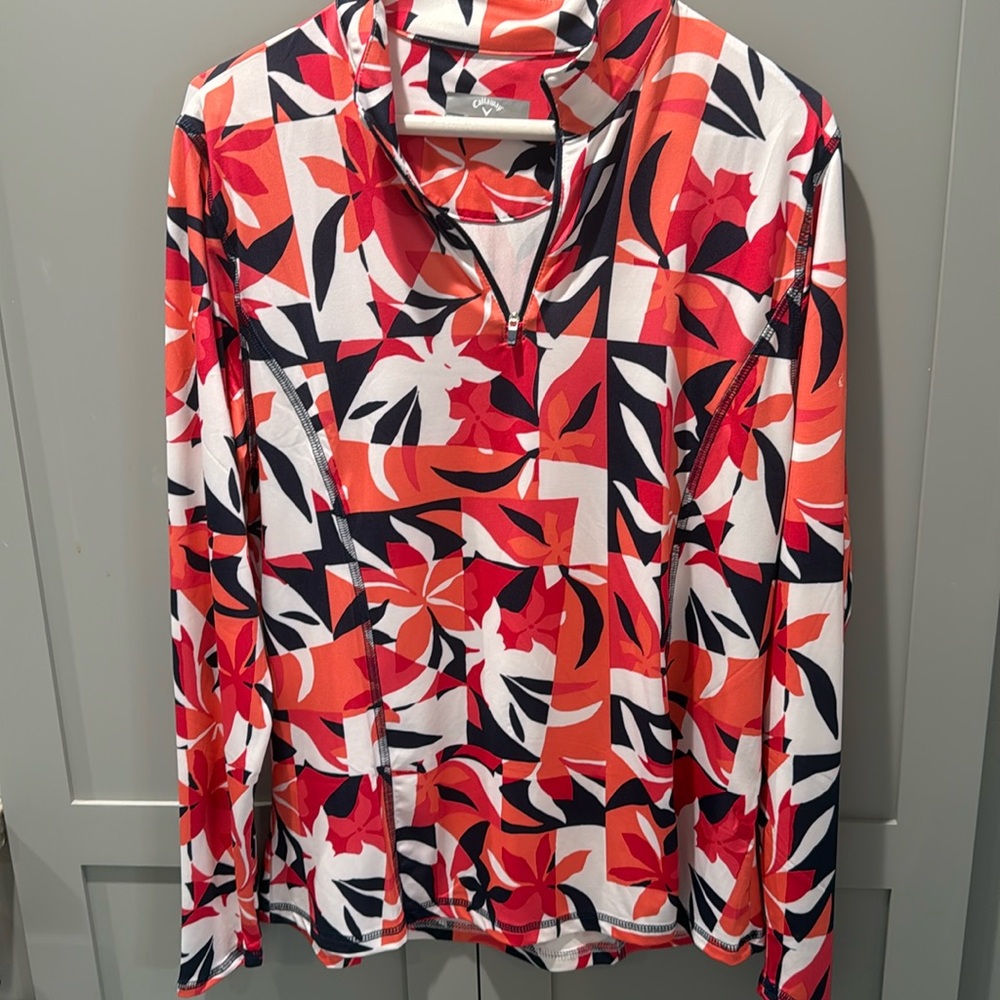Callaway pulloverr hold top sz L EUC